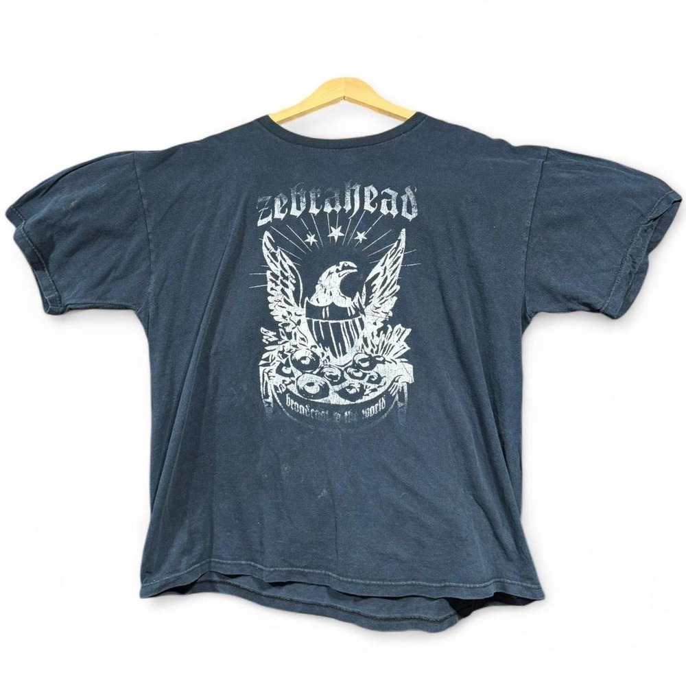Vintage Y2K Zebrahead band tee size XL